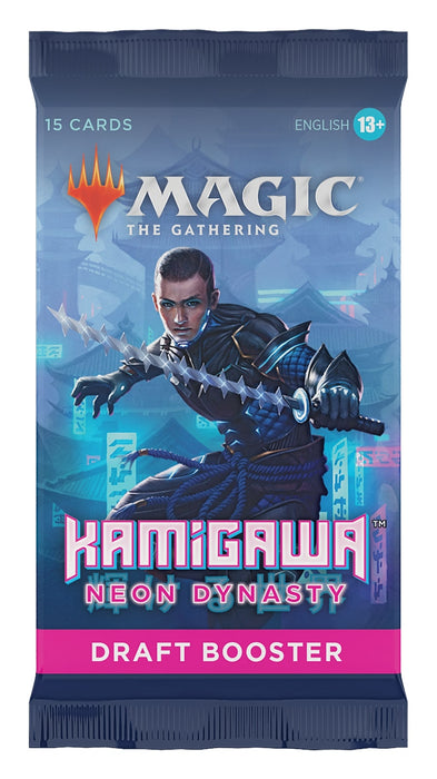 Magic The Gathering Kamigawa Neon Dynasty Draft Booster - Pastime Sports & Games