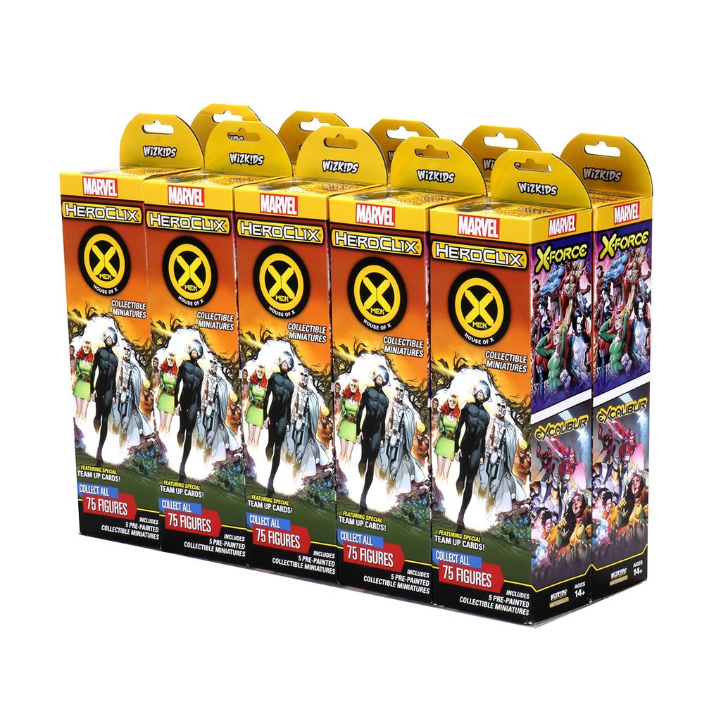MARVEL HEROCLIX X-MEN アクションパック HeroClix X-Men House Of X Booster– Pastime Sports & Games