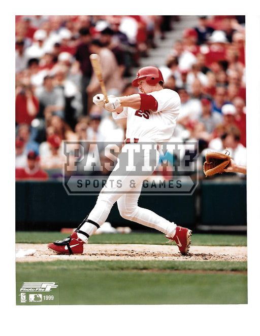 Mark Mcguire 8X10 St. Louis Cardinals (Swinging Bat Pose 5) - Pastime Sports & Games