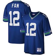 Seattle Seahawks Fan #12 Blue Replica Collection Jersey Pastime
