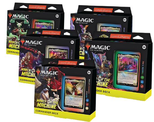 Magic The Gathering March Of The Machine Commander Decks - Pastime Sports & Games