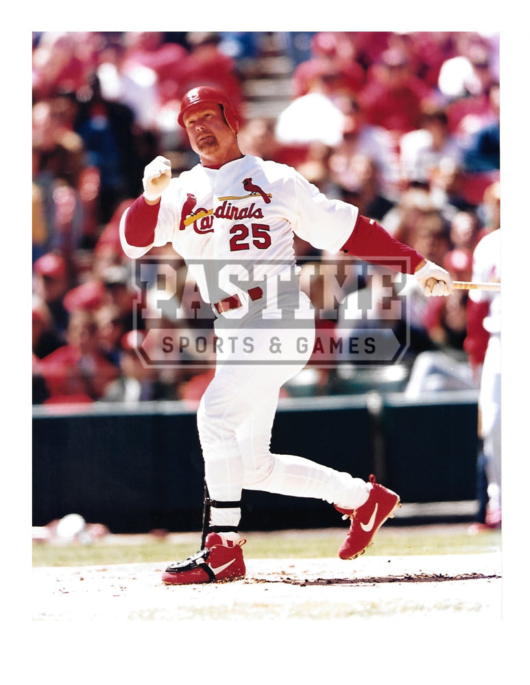 Mark Mcgwire 8X10 St. Louis Cardinals (Swinging Bat Pose 2) - Pastime Sports & Games
