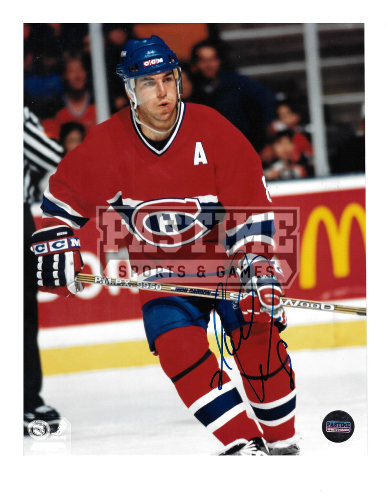 Mark Recchi Autographed 8X10 Montreal Canadians Home Jersey (Skating) - Pastime Sports & Games