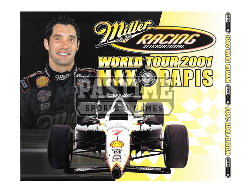 Max Papis 8X10 Racing (Photo Montage) - Pastime Sports & Games
