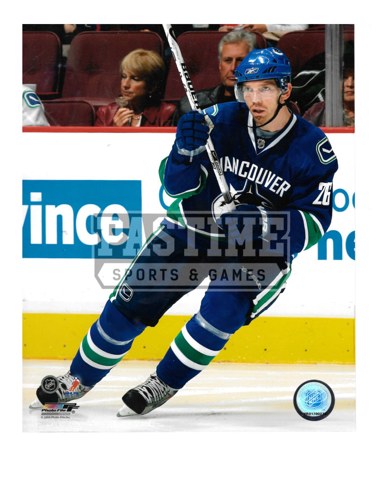 Michael Samuelson 8X10 Vancouver Canucks Home Jersey (Skating) - Pastime Sports & Games