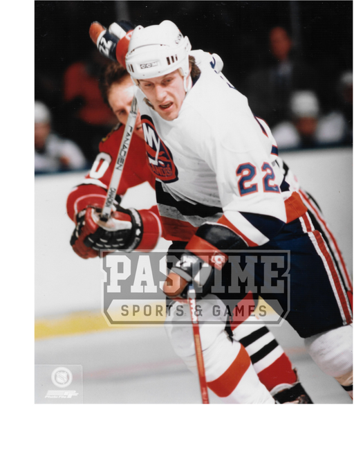 Mike Bossy 8X10 Islanders Away Jersey (Action Shot) - Pastime Sports & Games