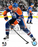 Milan Lucic 8X10 Edmonton Oilers Home Jersey (Shooting Puck) - Pastime Sports & Games
