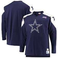 Dallas Cowboys Football Inspired Long Sleeve Sweater (Navy M&N) - Pastime Sports & Games