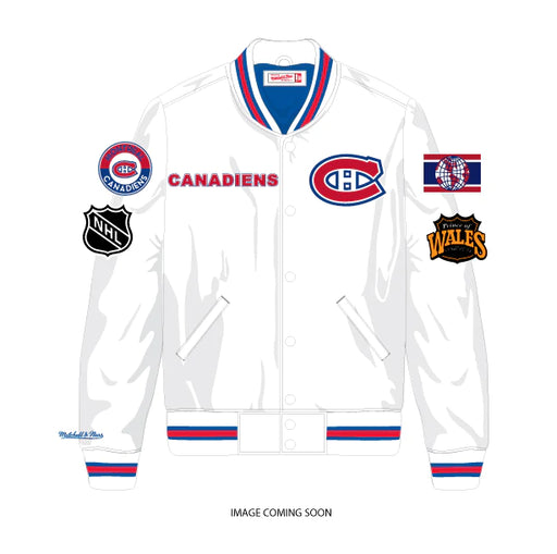 Montreal Canadiens City Collection Lightweight Satin Jacket - Pastime Sports & Games