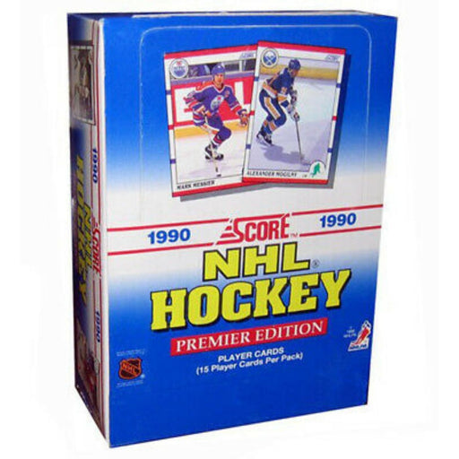 1990/91 Score Hockey Premier Edition Hobby American Box - Pastime Sports & Games