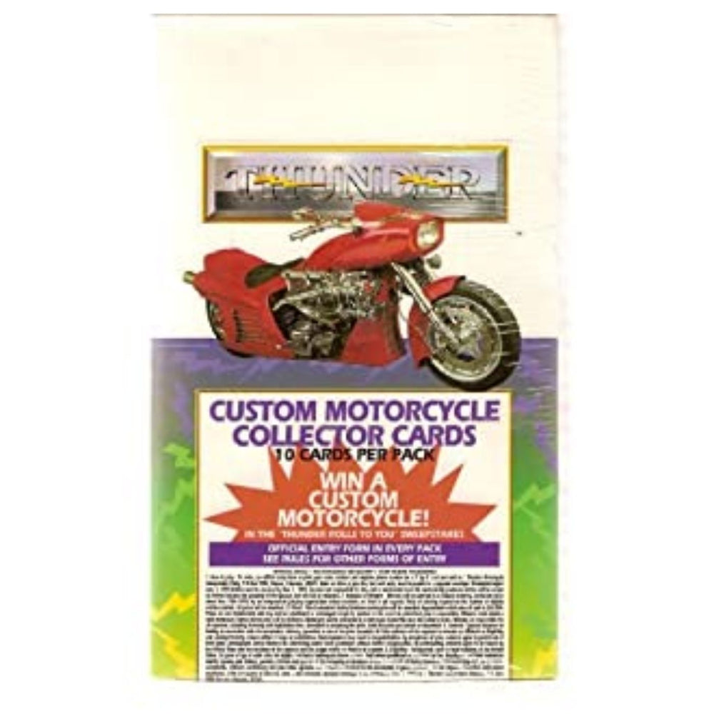 1993 Thunder Custom Motorcycle Collector Cards - Pastime Sports & Games