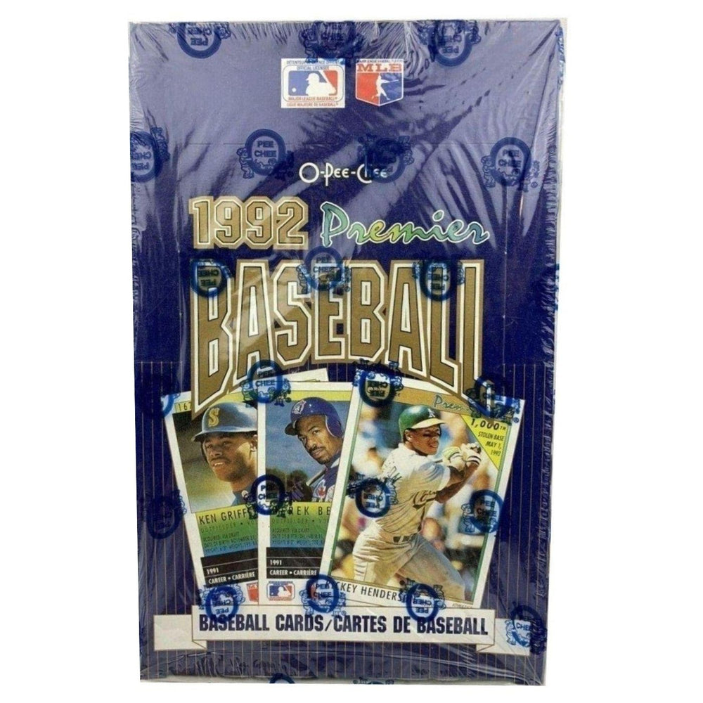 1992 O-Pee-Chee Premier Baseball Hobby - Pastime Sports & Games