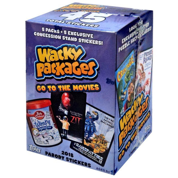 2018 Topps Wacky Packages Go to the Movies Blaster - Pastime Sports & Games