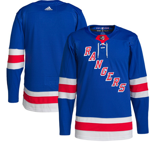 2022/23 New York Rangers Alternate Home Adidas Blue Primegreen Hockey Jersey - Pastime Sports & Games