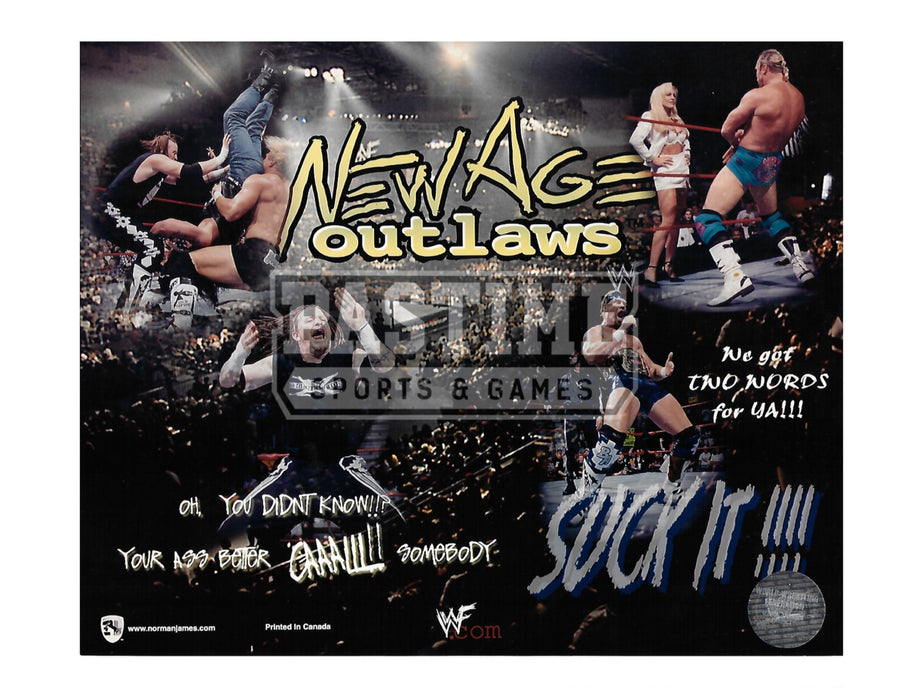 New Age Outlaws 8X10 WWF Wrestling (Photo Montage) - Pastime Sports & Games