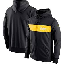 Pittsburgh Steelers Nike Therma Full Zip Hoodie