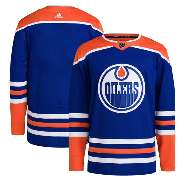 Edmonton Oilers 22 Blue Home Primegreen Jersey 2022-23 - Robokeg - Robokeg