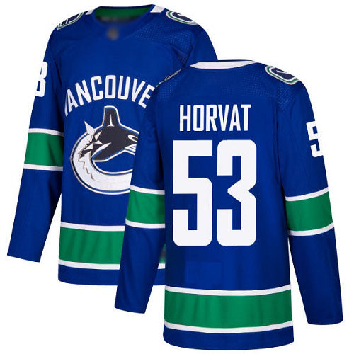 2017-19 Bo Horvat Vancouver Canucks Adidas Home Blue Orca Jersey - Pastime Sports & Games