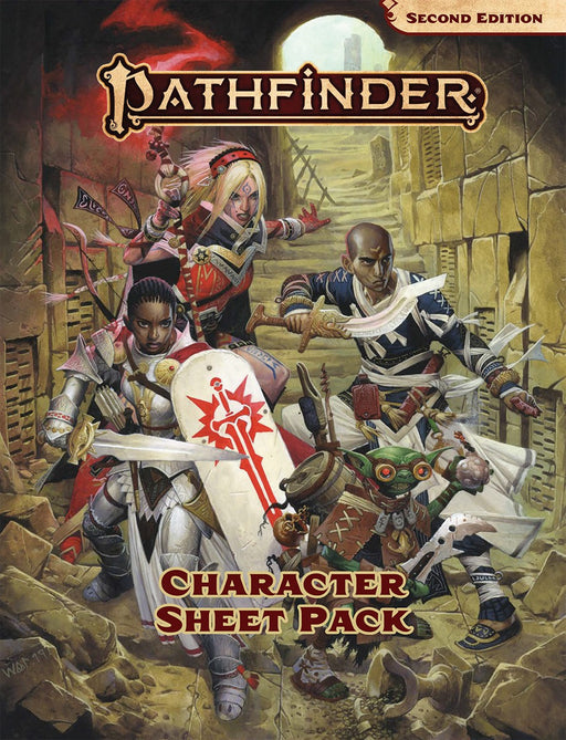 Pathfinder Second Edition Character Sheet Pack - Pastime Sports & Games