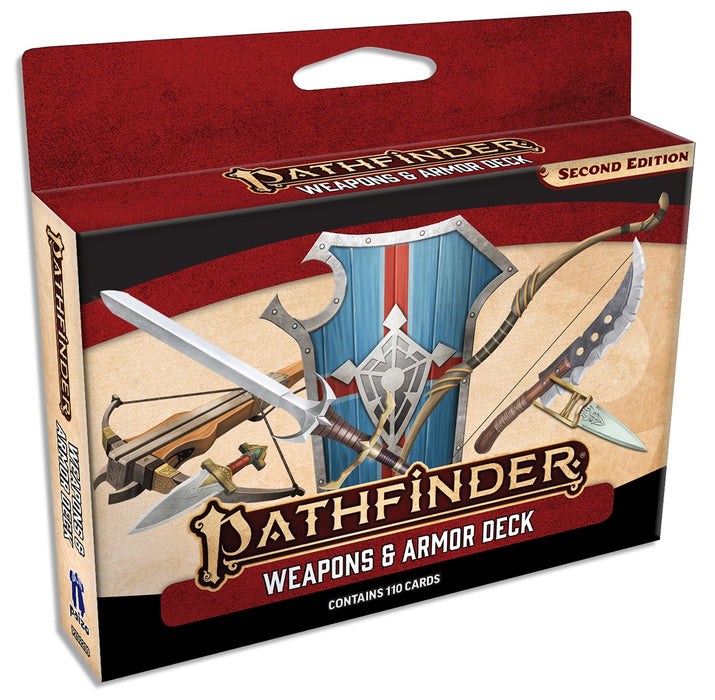 Pathfinder Second Edition Weapons & Armor Deck - Pastime Sports & Games