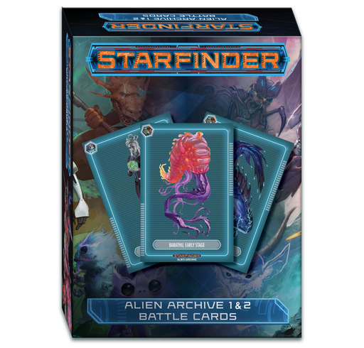 Starfinder RPG Alien Archives 1 And 2 Battle Cards - Pastime Sports & Games