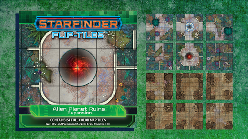 Starfinder Flip-Tiles Alien Planet Ruins - Pastime Sports & Games