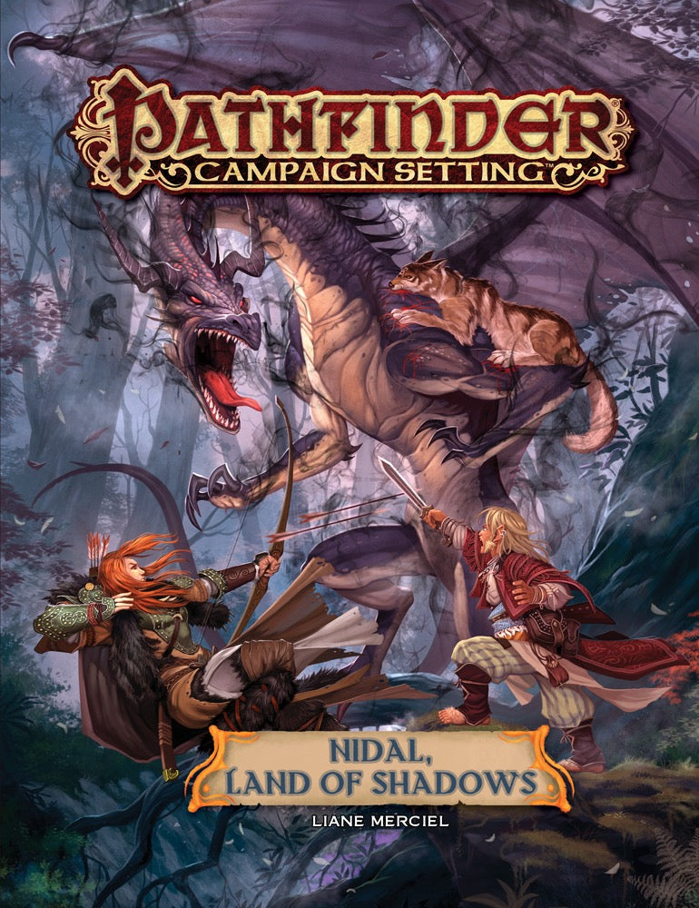 Pathfinder Campaign Setting Nidal, Land Of Shadows– Pastime Sports & Games