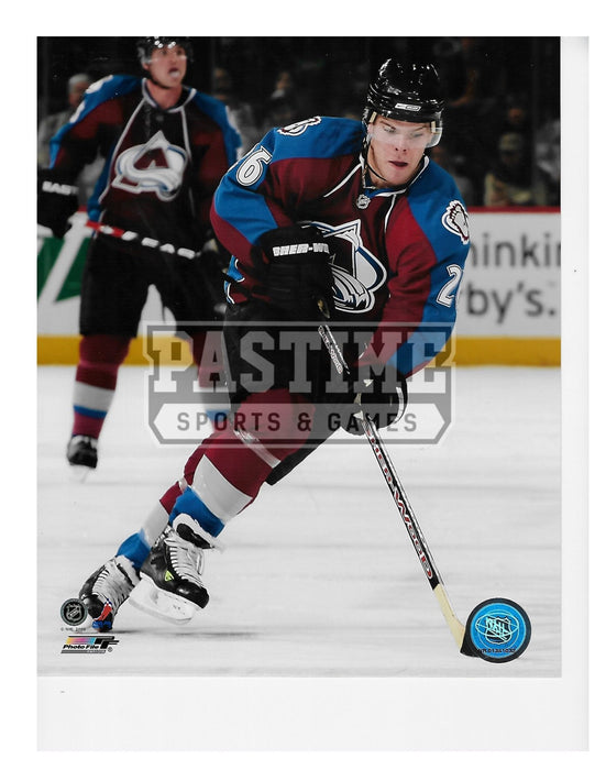 Paul Stastny 8X10 Colorado Avalanche Home Jersey (Skating With Puck) - Pastime Sports & Games