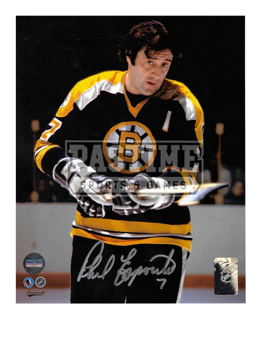 Phil Esposito Autographed Black Boston Bruins Jersey at 's Sports  Collectibles Store