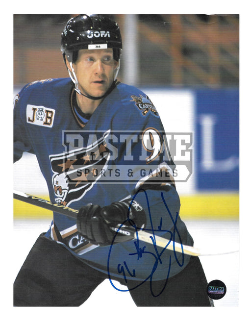 Phil Housley Autographed 8X10 Magazine Page Washington Capitals Home Jersey (Close Up) - Pastime Sports & Games
