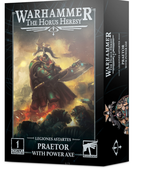 Warhammer The Horus Heresy: Legiones Astartes -Praetor with Power Axe (31-11) - Pastime Sports & Games