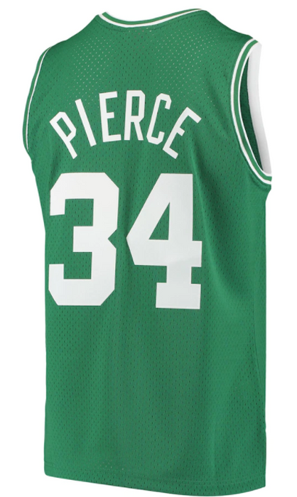 2007-08 Boston Celtics Paul Pierce Mitchell & Ness Green Basketball Jersey - Pastime Sports & Games