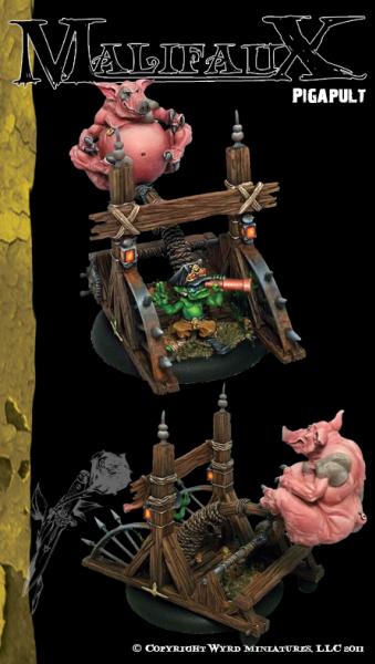 Malifaux The Outcasts Pigapult (WYR5056) - Pastime Sports & Games