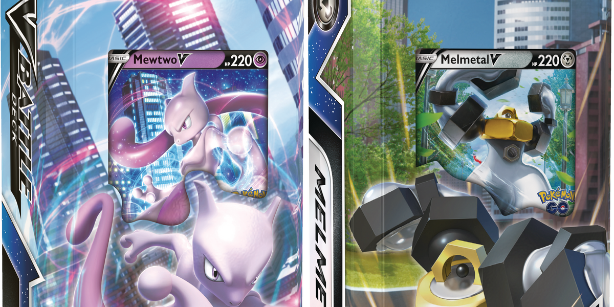 Pokemon Go V Battle Decks Mewtwo V / Melmetal V SALE!– Pastime Sports &  Games