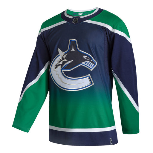 Vancouver Canucks 2020/21 Reverse Retro Adidas Green Hockey Jersey - Pastime Sports & Games