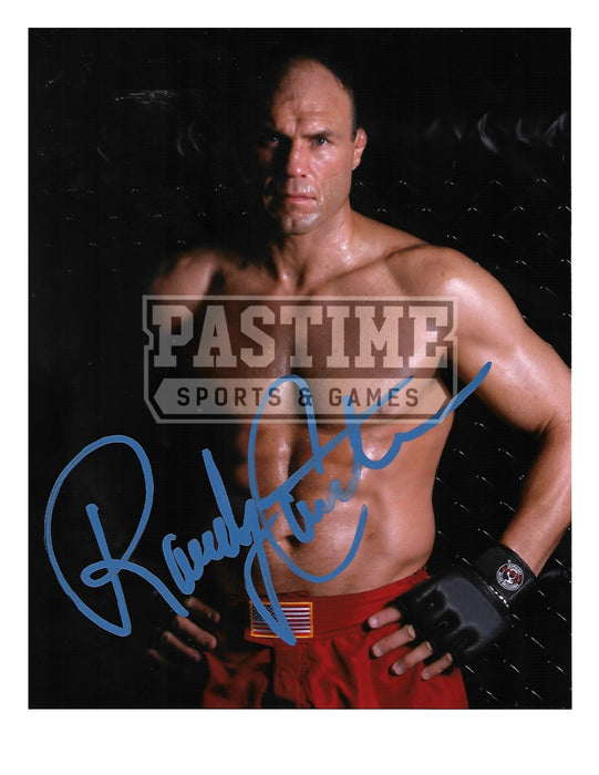 Randy Couture Autographed 8X10 UFC (Hands On Hips Pose 1) - Pastime Sports & Games