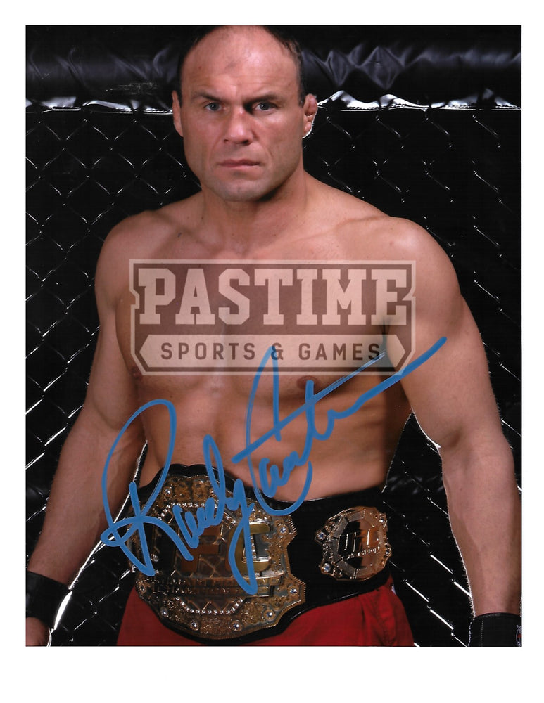 Randy Couture Autographed 8X10 UFC (Pose 2) - Pastime Sports & Games