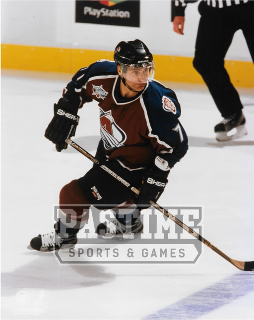 Ray Bourque 8X10 Avalanche Home Jersey (Skating) - Pastime Sports & Games