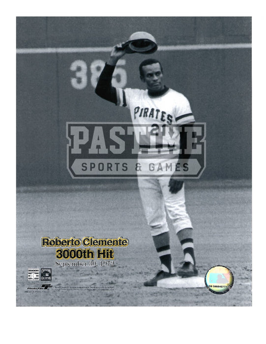 Roberto Clemente 8X10 Pittsburgh Pirates (Tipping Cap) - Pastime Sports & Games