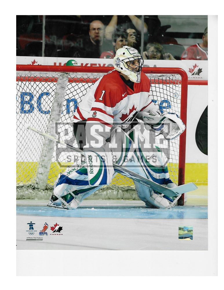 Roberto Luongo 8X10 Team Canada (In Position) - Pastime Sports & Games