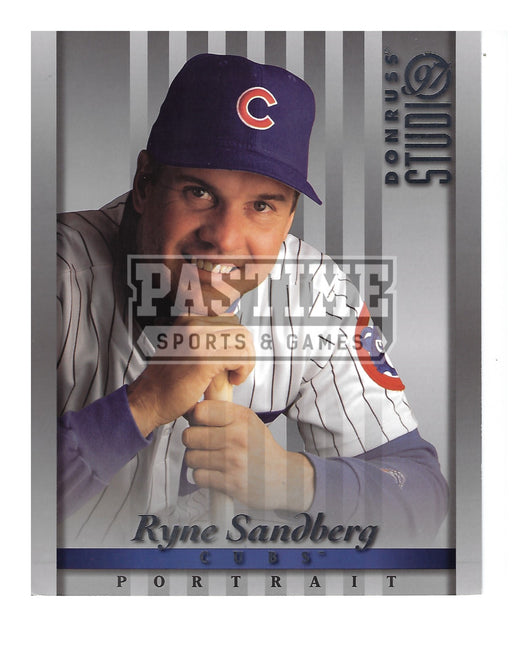 Ryne Sandberg 8X10 Chicago Cubs (Donruss Studio) - Pastime Sports & Games