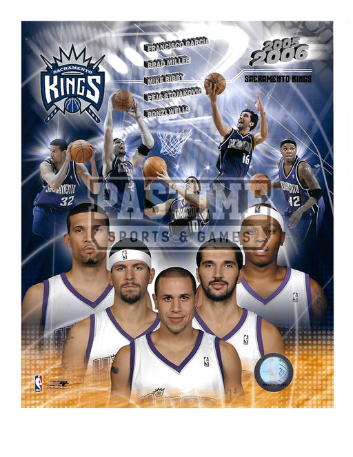 Sacramento Kings 8X10 Photo Montage (2005/06) - Pastime Sports & Games