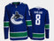 Vancouver Canucks Conor Garland 2019/20 Adidas Custom Stitched Blue Jersey - Pastime Sports & Games