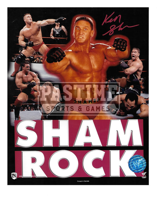 Sham Rock 8X10 WWF Wrestling (Photo Montage) - Pastime Sports & Games