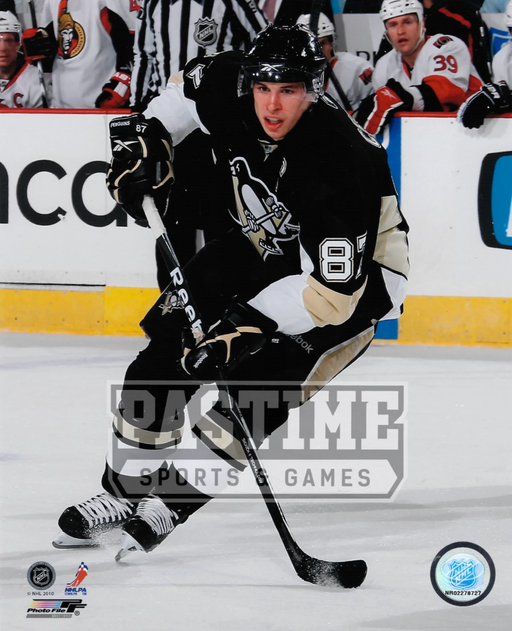 Sidney Crosby 8X10 Penguins Home Jersey (Senators In Background) - Pastime Sports & Games