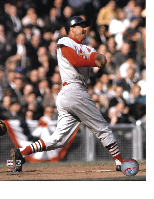 Stan Musial 8X10 St. Louis Cardinals (Swinging Bat) - Pastime Sports & Games
