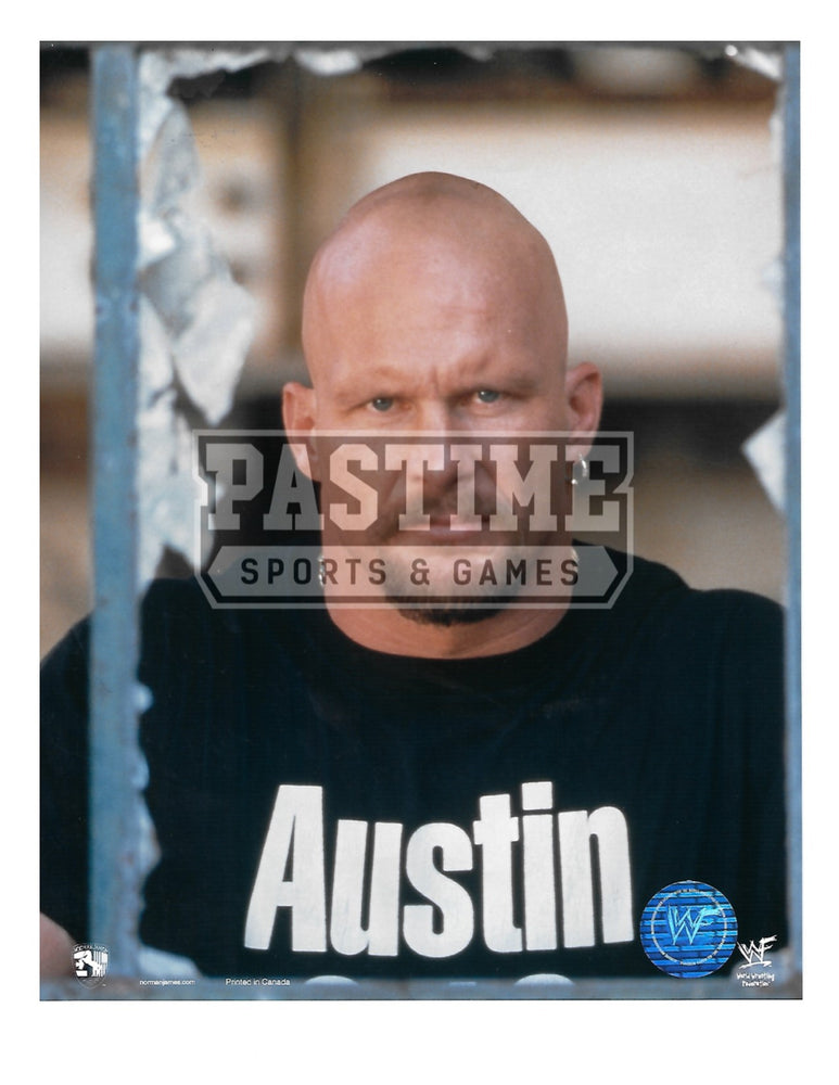 Stone Cold Steve Austin 8X10 WWF Wrestling (Head Shot) - Pastime Sports & Games