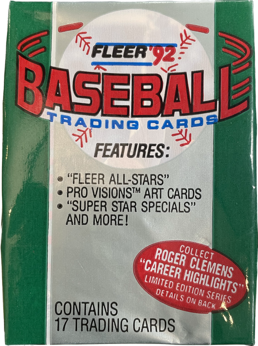 1992 Fleer MLB Baseball Hobby Box - Pastime Sports & Games