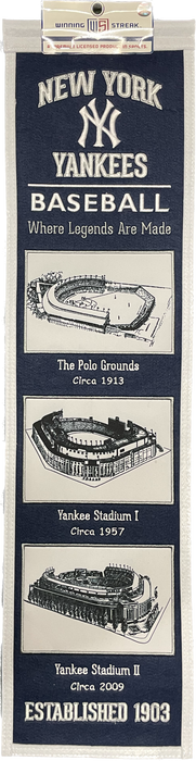 MLB Stadium Evolution Banners - Pastime Sports & Games