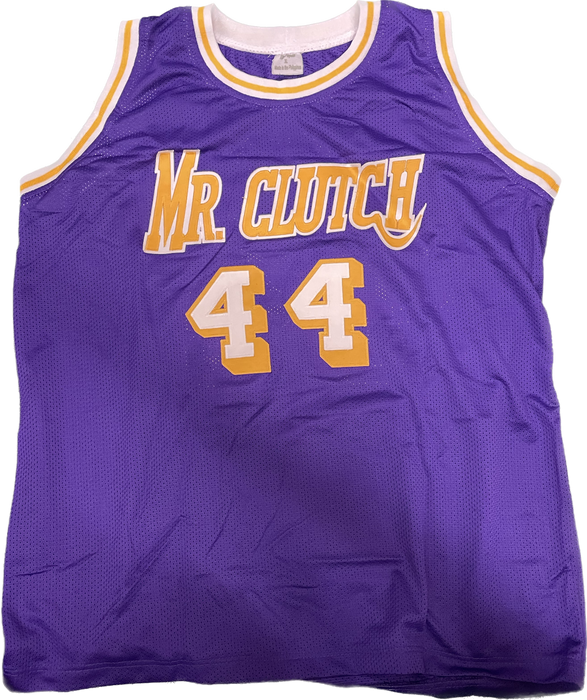 Jerry West Autographed "Mr Clutch" Custom Basketball Jersey - Pastime Sports & Games